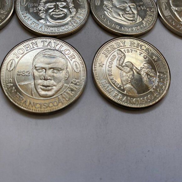 San Francisco 49ers then and now 1994-95 collectable coins 10 of 20 Lot #17 - Picture 11 of 12